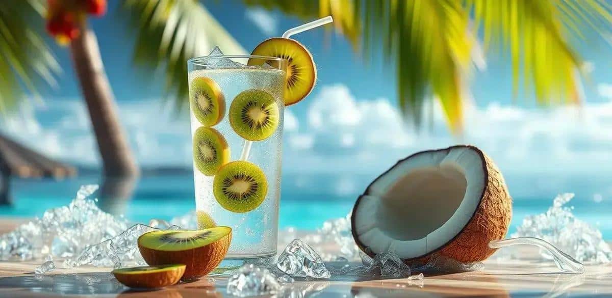 Coconut Water with Kiwi Soda: A Refreshing Unique Drink for All