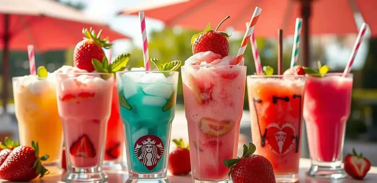 Creative Variations of Frozen Strawberry Drinks