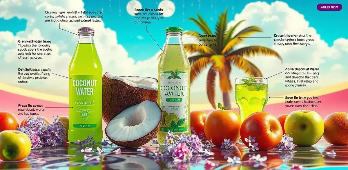 Curiosities About Coconut Water and Green Apple Soda