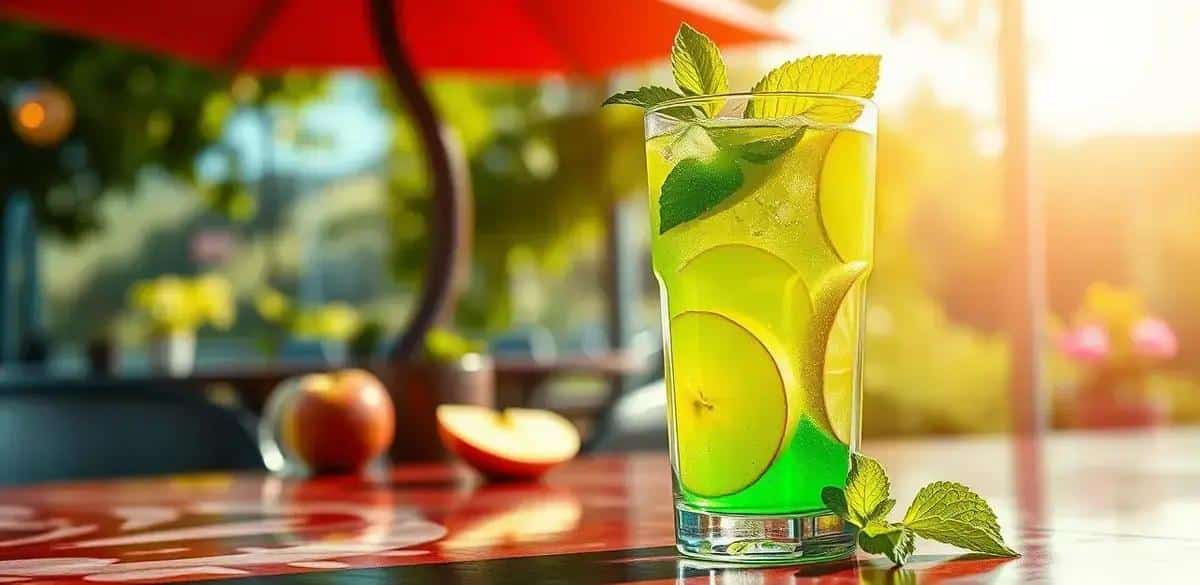 Energy Drink with Green Apple Syrup: Refreshing Recipe for All