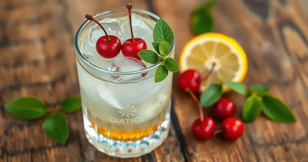 Gin and Tonic with Acerola: Plenty of Vitamin C to Beat the Flu!