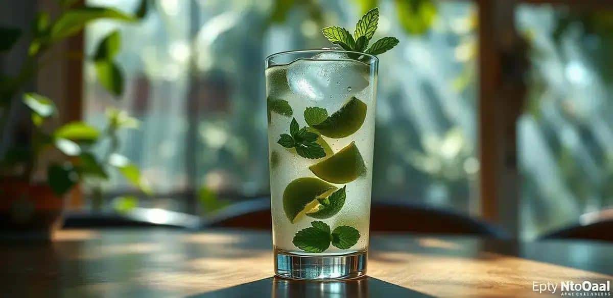 Gin and Tonic with Mint Liqueur: Powerful and Juicy!