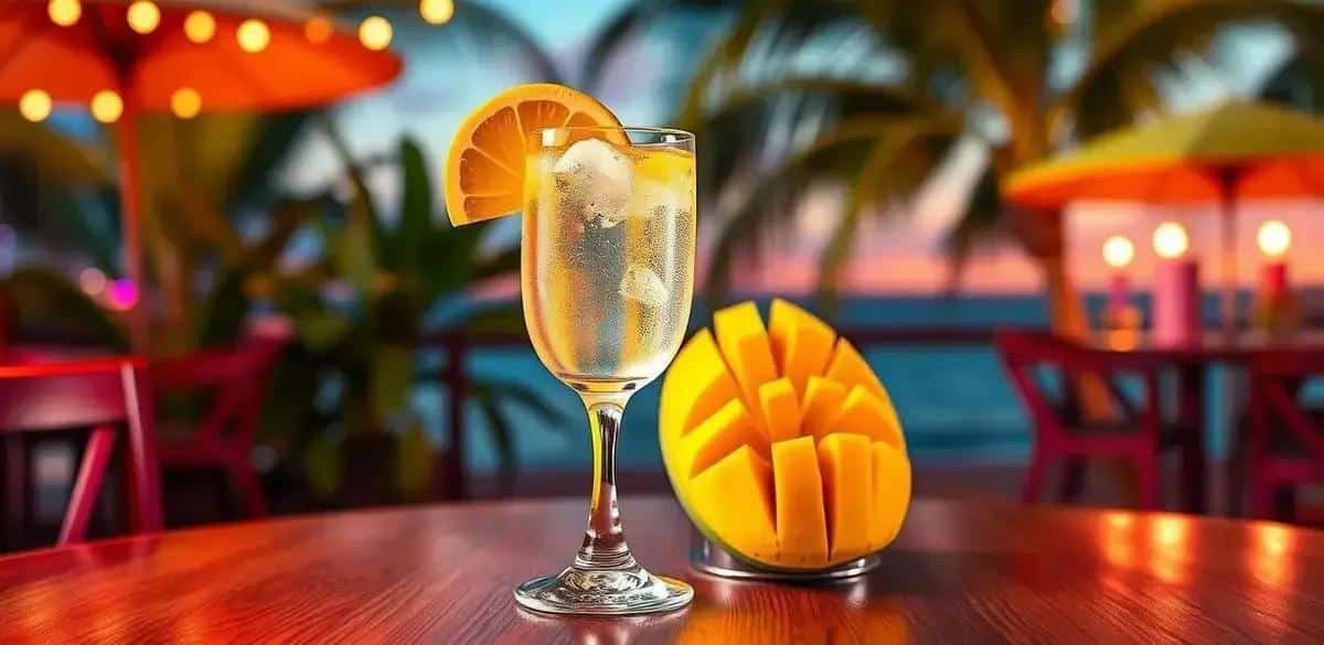 Gin with Sparkling Wine and Mango Juice: A Refreshing Cocktail Adventure