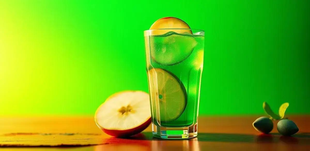 Green Drink with Apple Liqueur and Sicilian Lemon: A Refreshing Delight