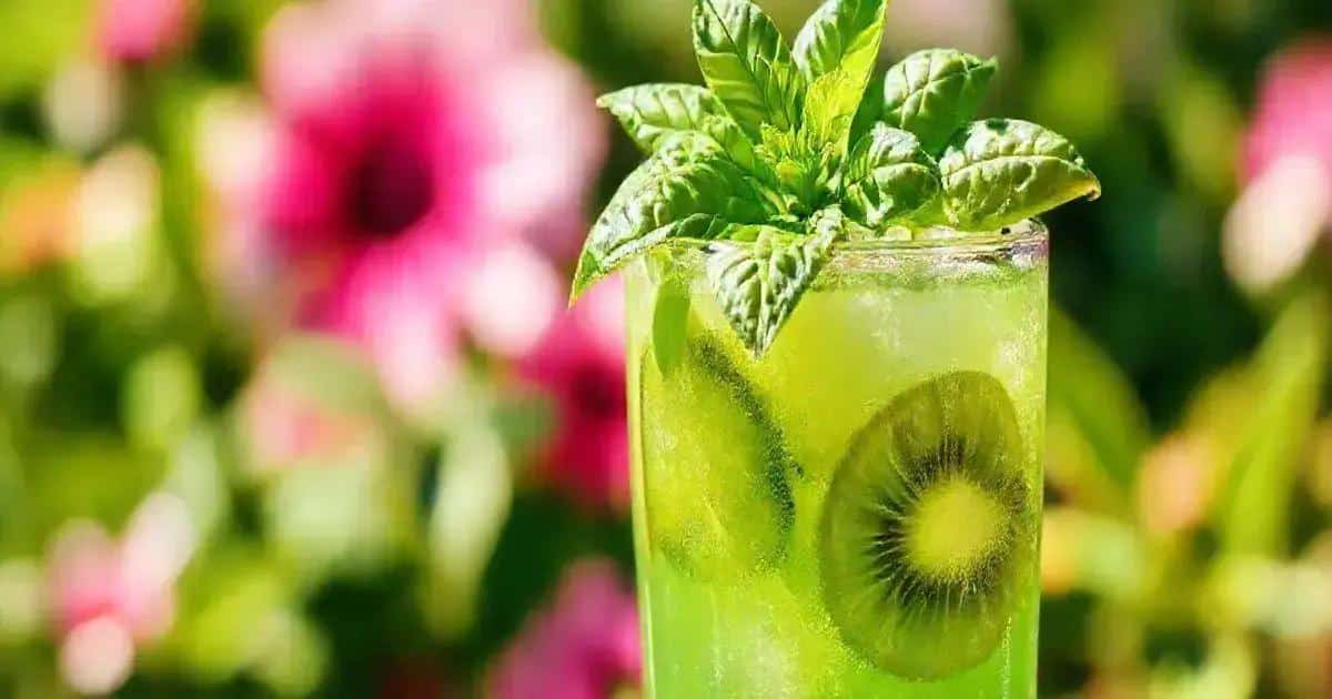 Green Drink with Kiwi Soda and Basil: Refreshing Recipe to Try Today