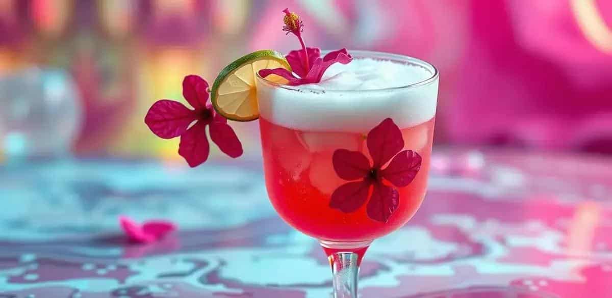 Hibiscus Foam Tequila Sour: A Refreshing Twist on a Classic Cocktail