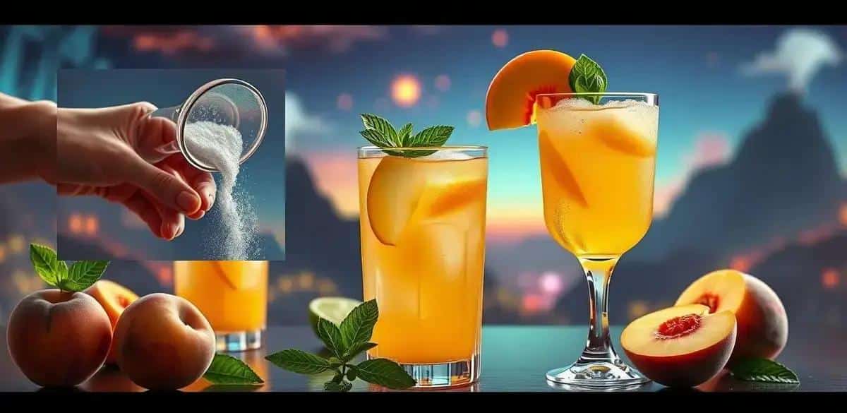 How to Prepare Peach Caipiroska