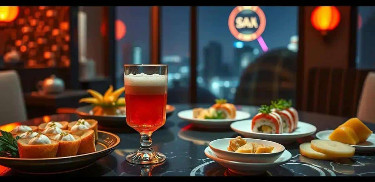 How to Serve Sake with Lychee and Ginger Foam