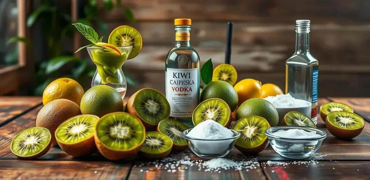 Kiwi Caipiroska Recipe Ingredients