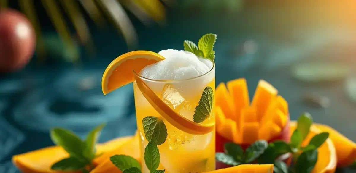 Mango Mojito with Ginger Foam: A Refreshing Twist You Can't Resist