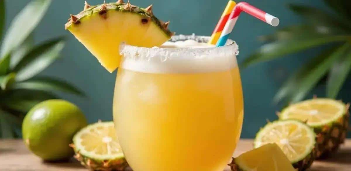 Margarita with Pineapple Foam: A Refreshing Twist on a Classic Drink