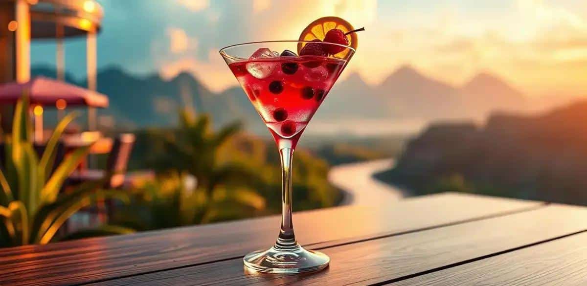 Martini with Berry Liqueur and Soda: A Refreshing Twist You Must Try