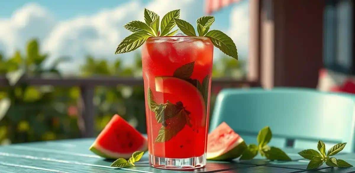 Mojito with Watermelon Juice and Basil: A Refreshing Twist for Summer