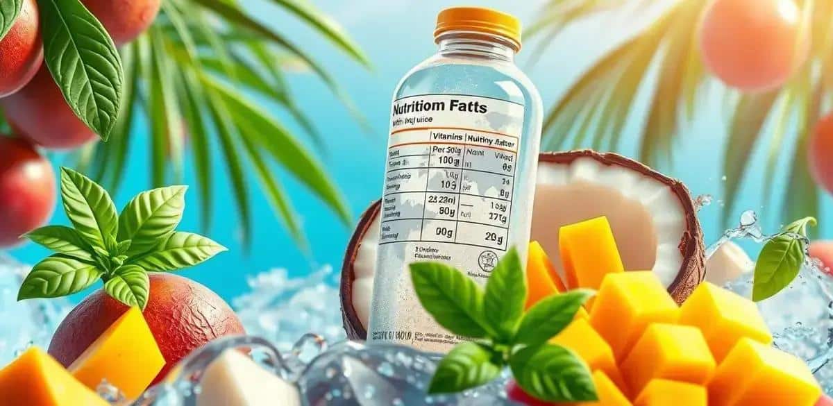 Nutritional Information of Coconut Water with Mango Juice and Basil