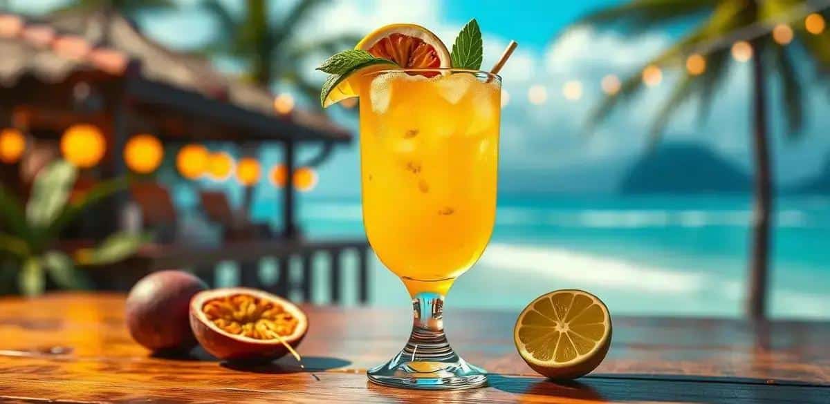 Passion Fruit Caipirinha with Brown Sugar: A Tropical Twist on a Classic