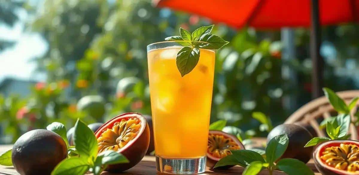 Passion Fruit Soda with Basil: A Refreshing Twist to Your Summer Drinks