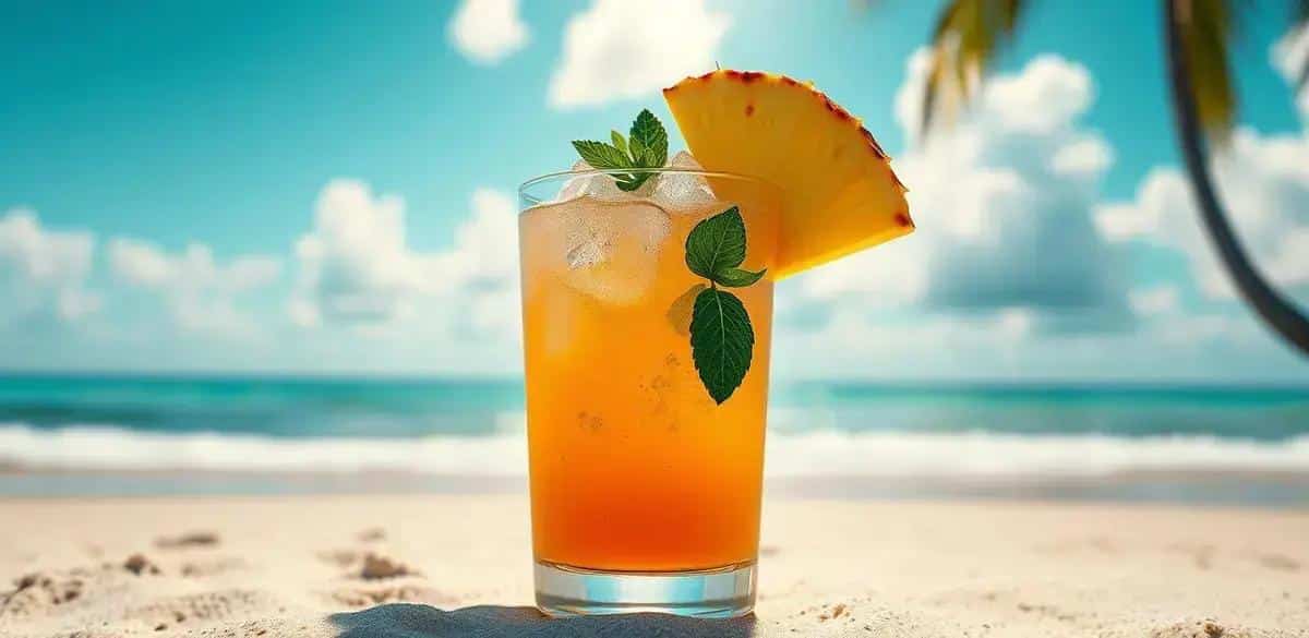 Pineapple Caipiríssima with Aged Rum: A Tropical Twist on a Classic