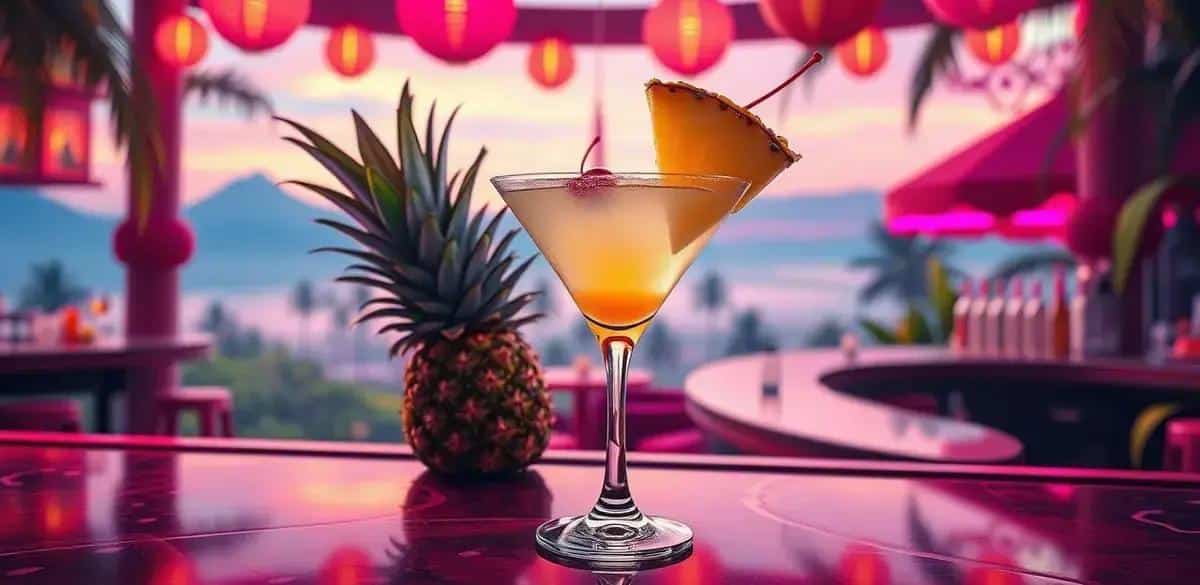 Pineapple Martini: Classy and Tropical!