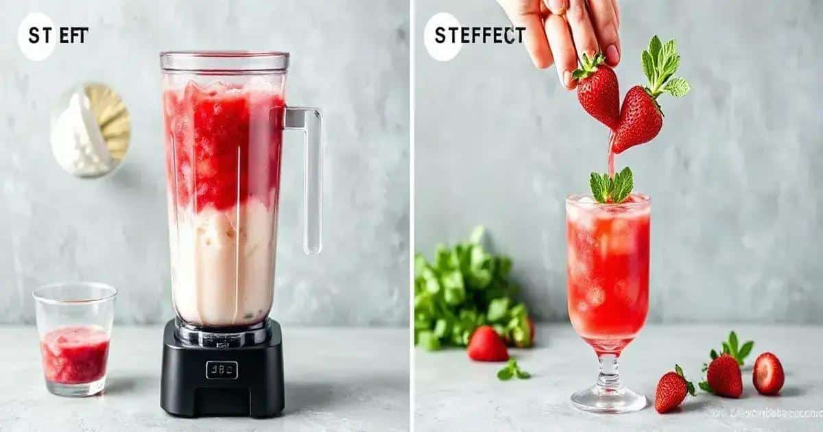 Preparation Method: Crafting Your Frozen Strawberry Drink