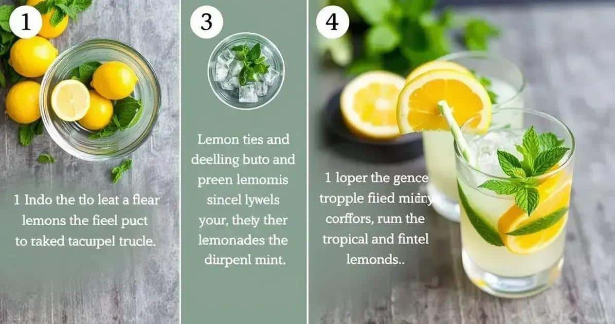 Preparation Method for Perfect Tropical Lemonade