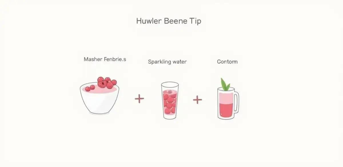 Preparation Method for Sparkling Red Berry Soda