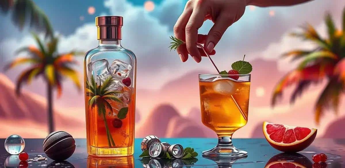 Preparation Method for Tropical Cognac Drink