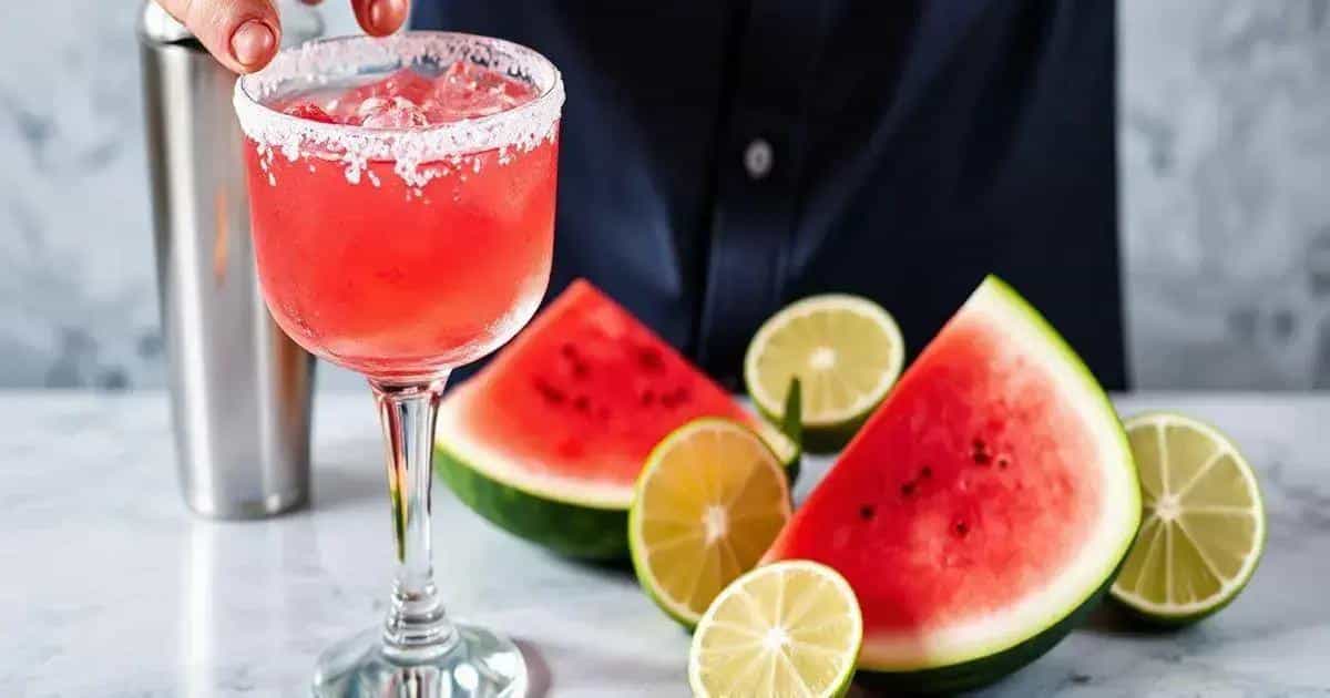 Preparation Method for Watermelon Soda Margarita