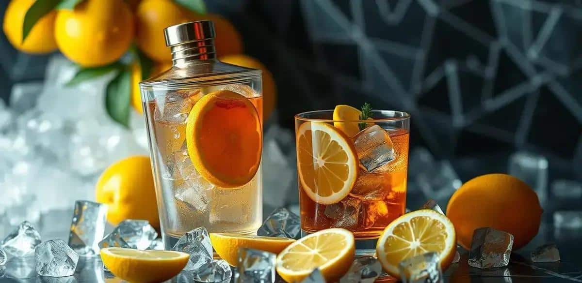 Preparation Method for Whisky with Ginger Syrup and Sicilian Lemon