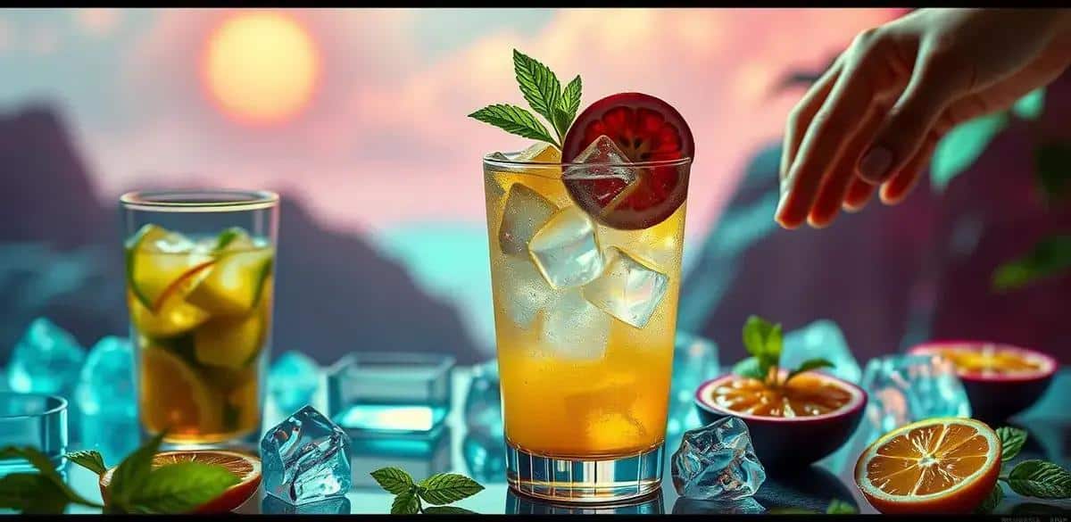 Preparation Method of Passion Fruit Caipiroska with Ginger