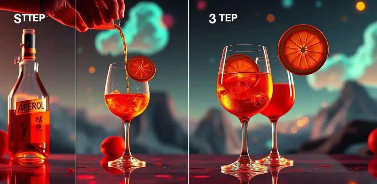 Preparation Method: Step-by-Step Guide to Mixing Aperol with Prosecco