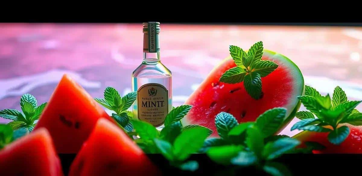 Recipe Curiosities about Mint Liqueur and Watermelon