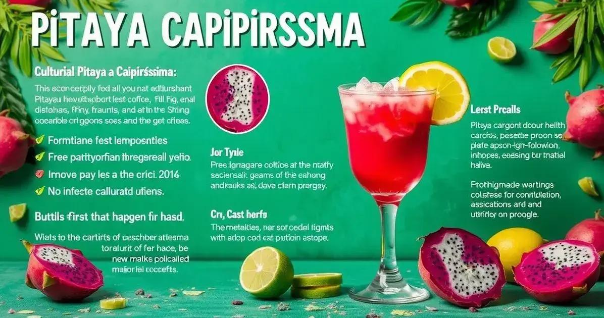 Recipe Curiosities about Pitaya Caipiríssima