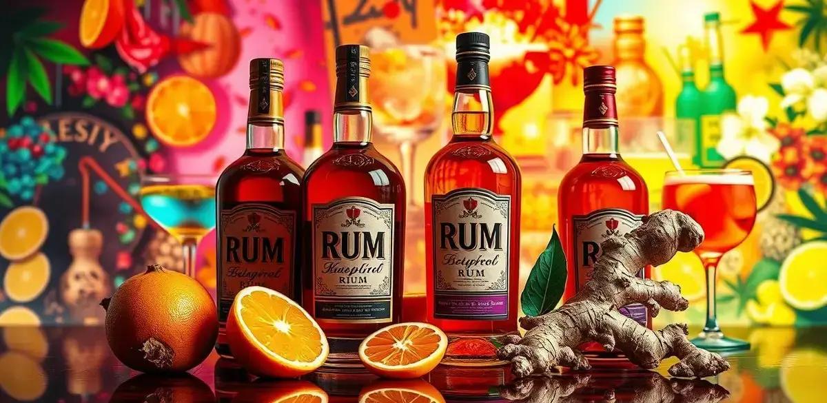 Recipe Curiosities about Rum with Orange Juice and Ginger