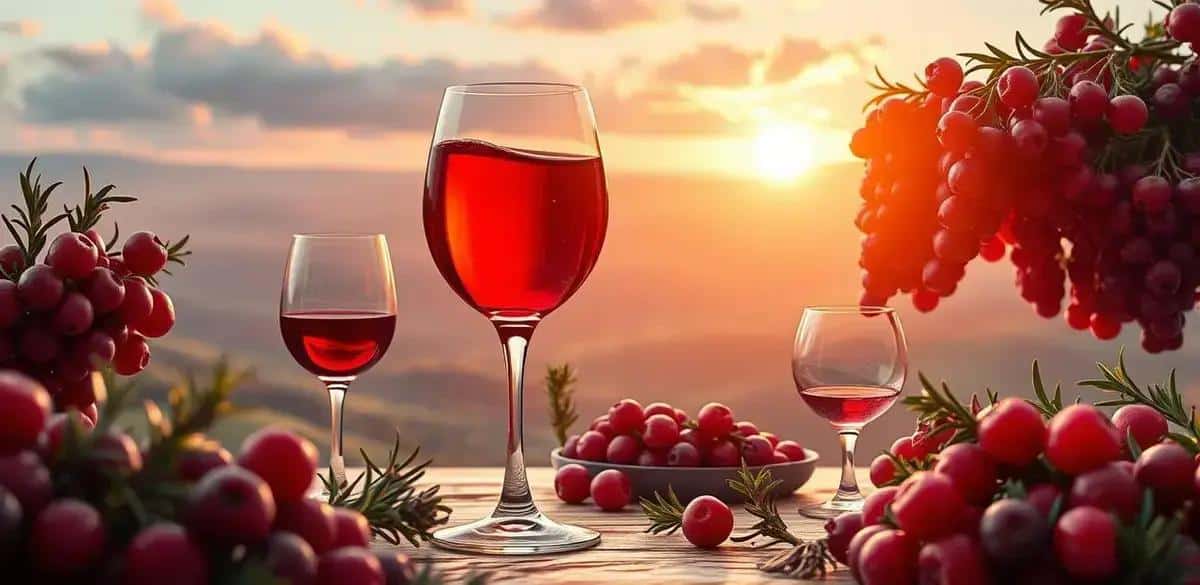 Recipe Curiosities about Wine with Red Berry Juice and Rosemary