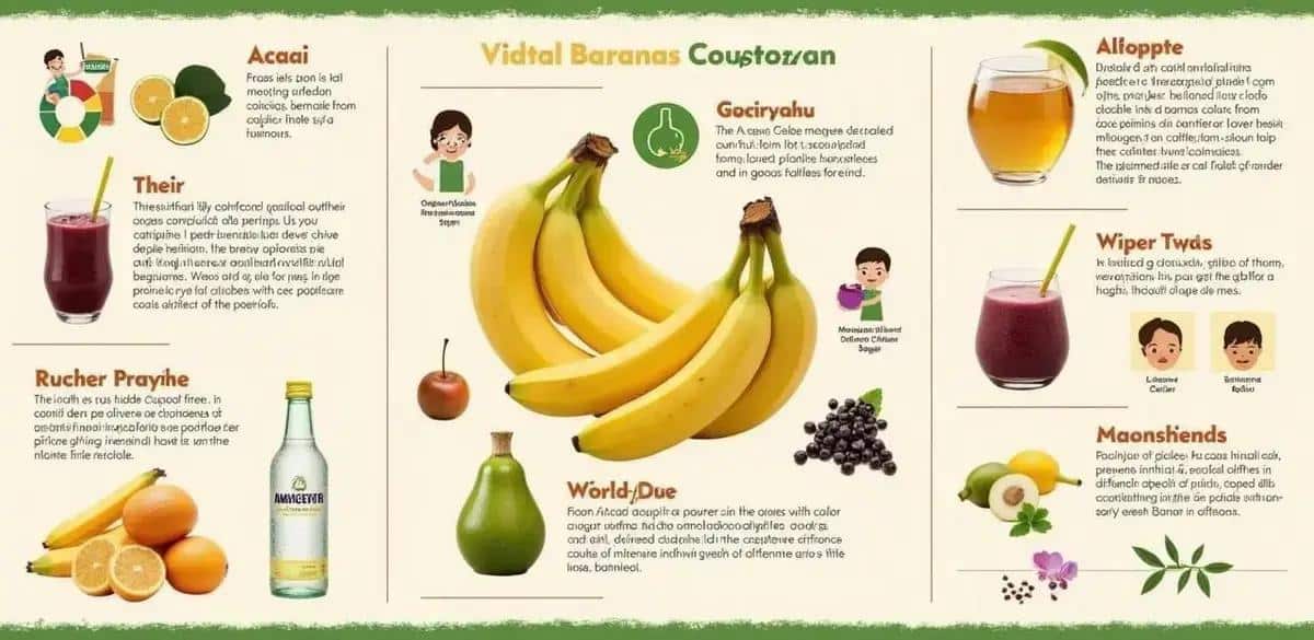 Recipe Curiosities of Açaí and Banana Caipirinha