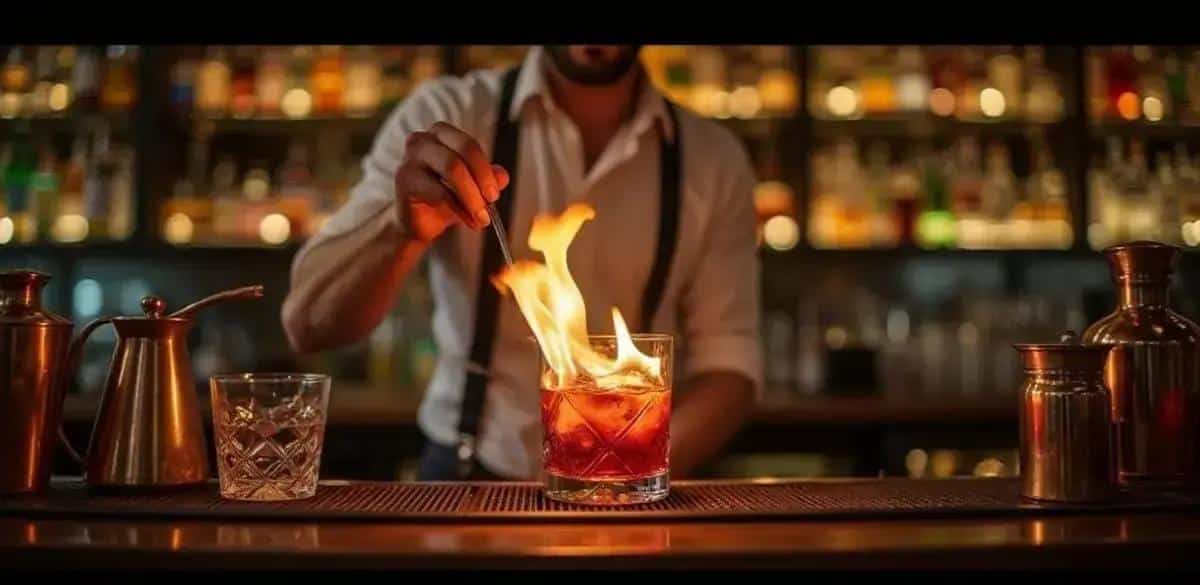 Recipe Curiosities: The Art of Flambéed Cocktails