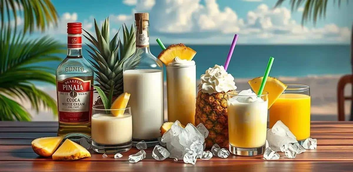 Recipe Ingredients for a Perfect Piña Colada