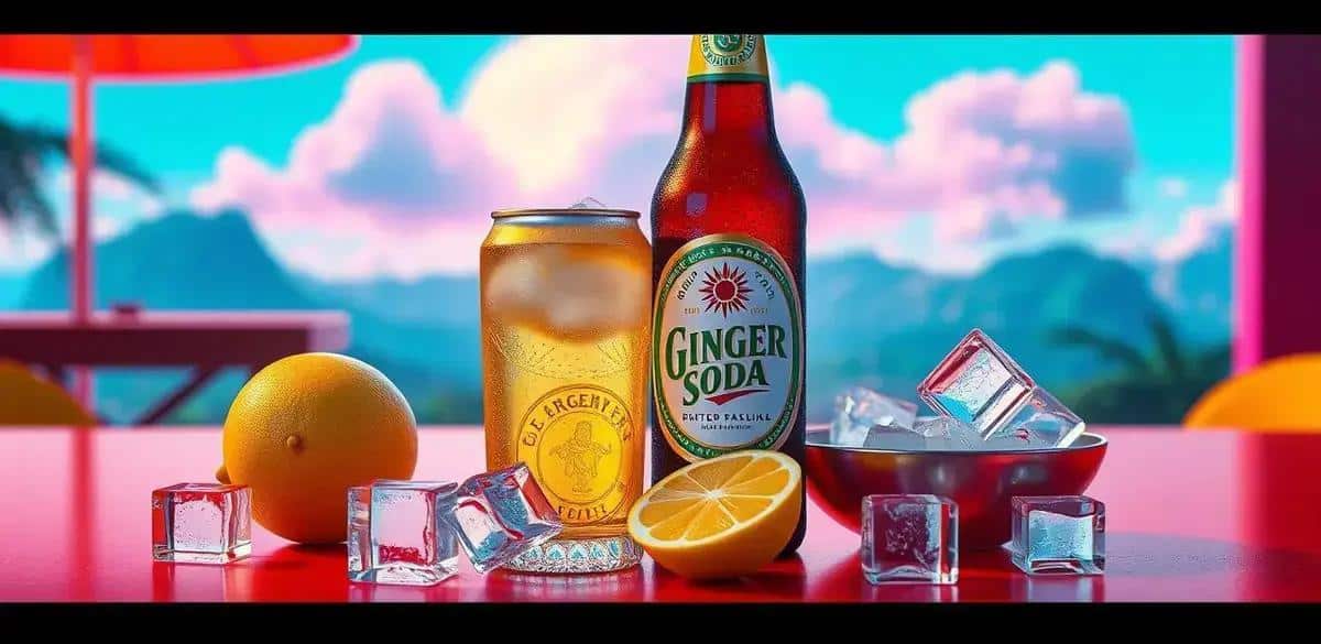 Recipe Ingredients for Beer with Ginger Soda and Lemon