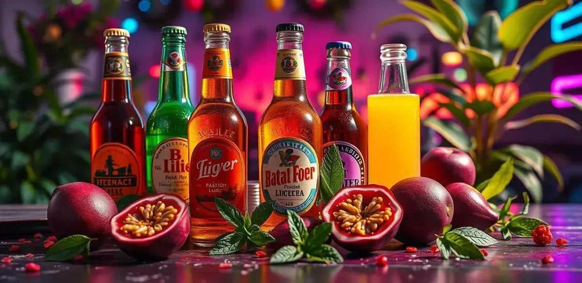 Recipe Ingredients for Beer with Passion Fruit and Tropical Fruit Liqueur