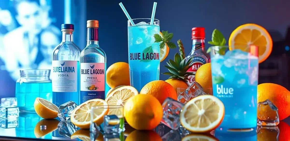 Recipe Ingredients for Blue Lagoon Drink