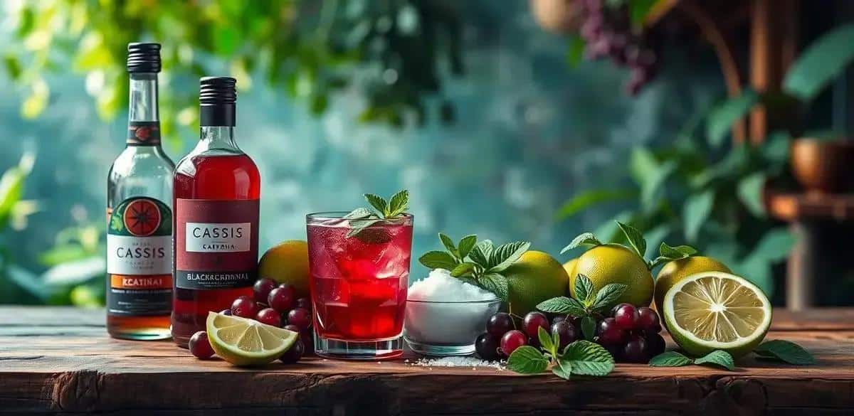 Recipe Ingredients for Cassis Caipirinha