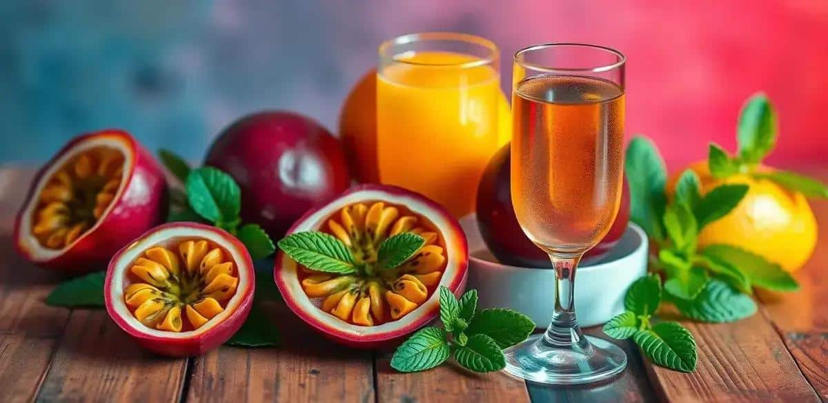 Recipe Ingredients for Champagne with Passion Fruit Juice