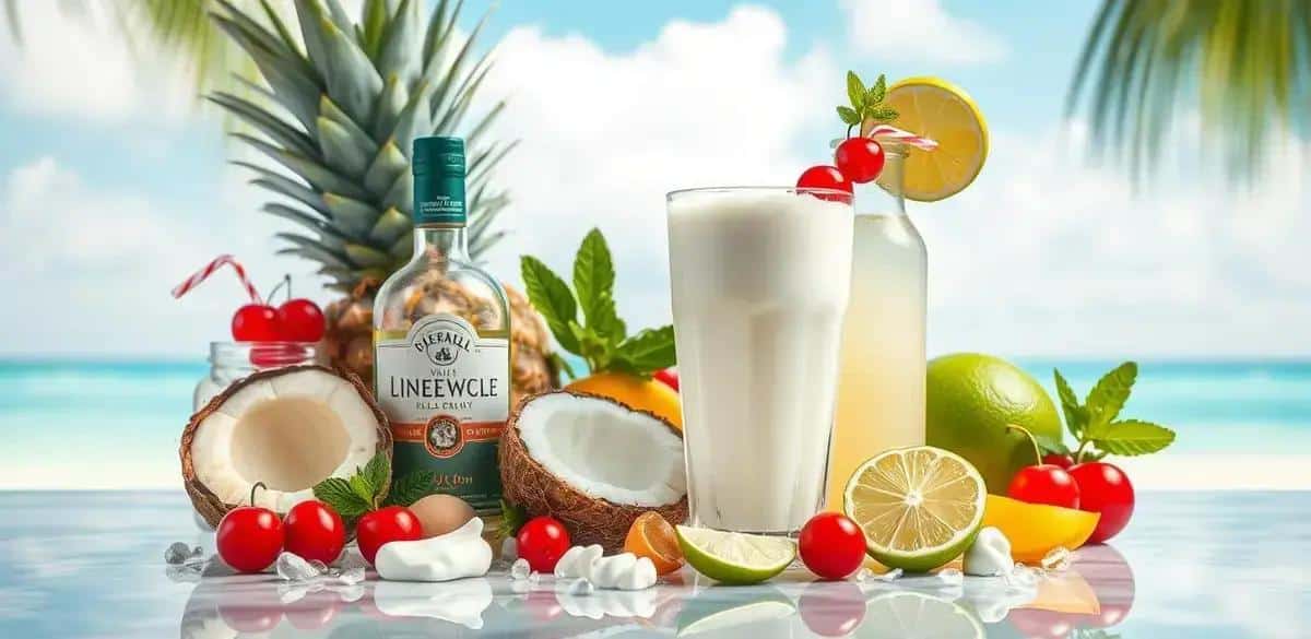 Recipe Ingredients for Coconut and Pineapple Daiquiri