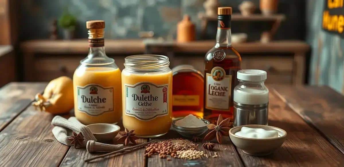 Recipe Ingredients for Dulce de Leche Liqueur with Cognac