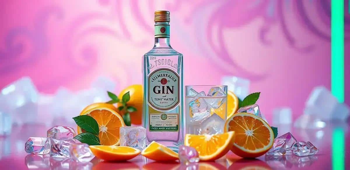 Recipe Ingredients for Gin and Tonic with Orange