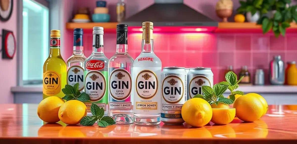 Recipe Ingredients for Gin with Lemon Soda