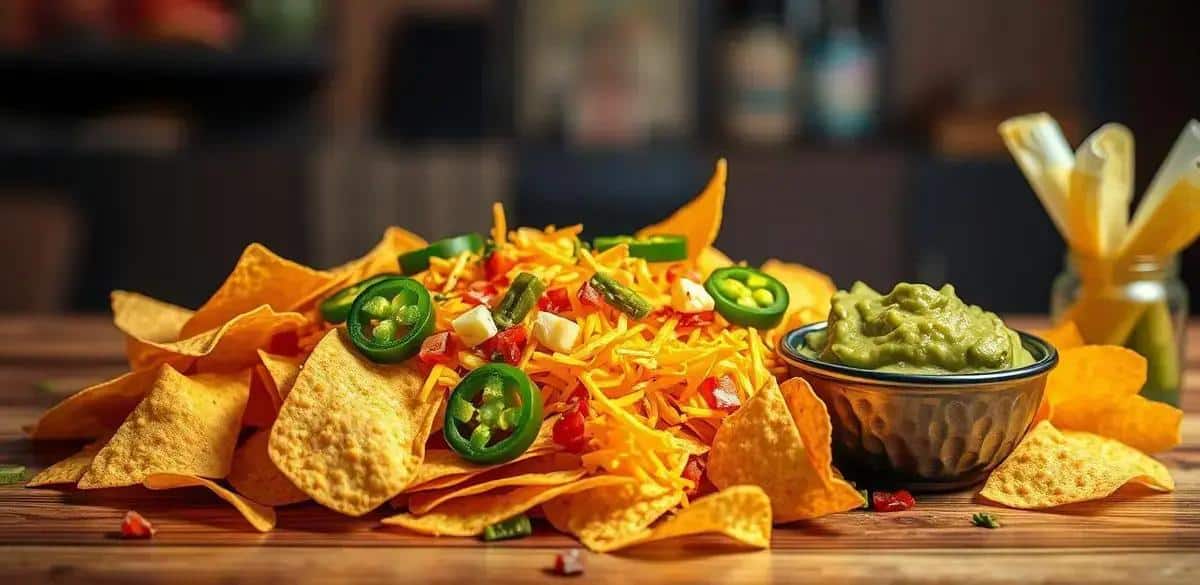 Recipe Ingredients for Nachos with Cheese and Guacamole