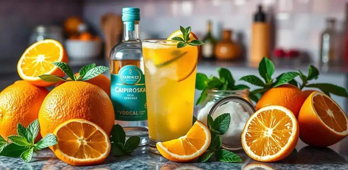 Recipe Ingredients for Orange Caipiroska