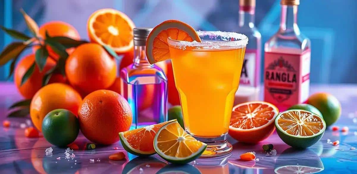 Recipe Ingredients for Orange Margarita Drink