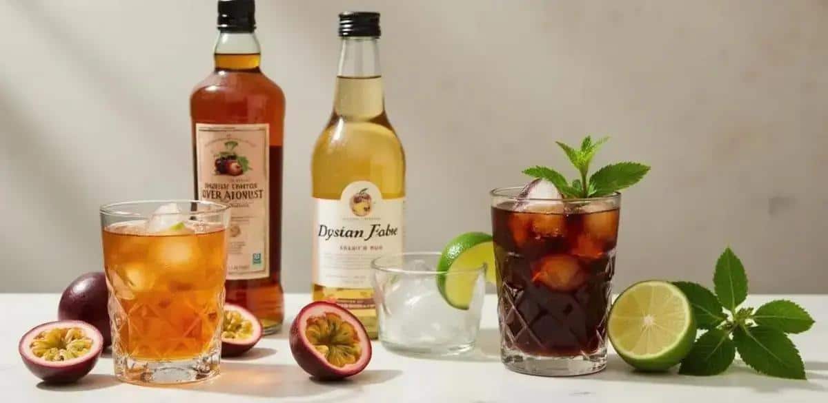 Recipe Ingredients for Passion Fruit Cuba Libre